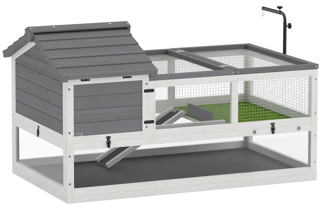 Schildkrötenhaus aus Holz Schildkrötengehege mit Zwei Produktbild 