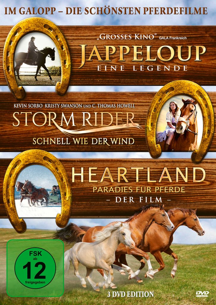 Im Galopp - Die schönsten Pferdefilme (3 DVDs)