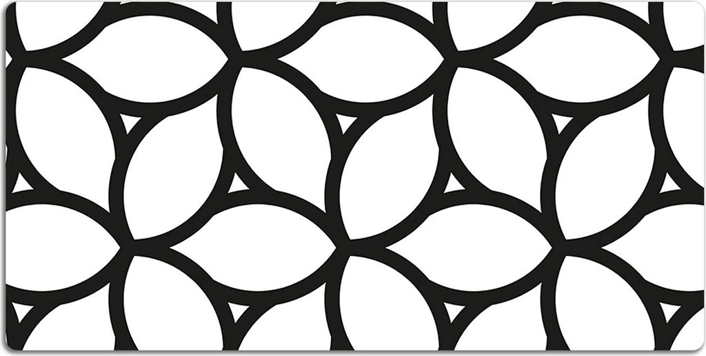 Schreibtischmatte Tischunterlage 90x45 cm Mauspad - Geometrische Formen