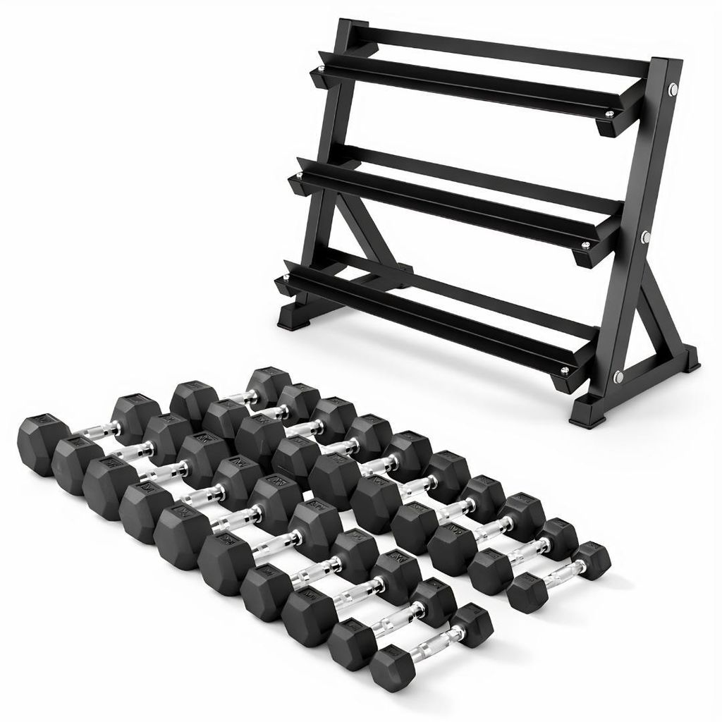 Zestaw sztang PH Fitness Hexa 2–20 kg (10 par) z bardzo Zdjęcie produktu 
