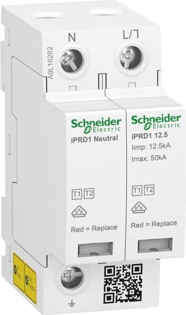 Schneider Electric Parafoudre combiné type 1+2, Acti9 iPRD1 Image du produit 