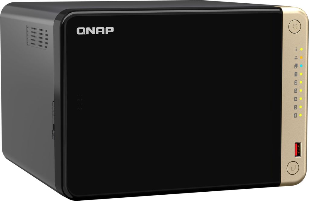 QNAP TS-664 - NAS - Tower - Intel Celeron - N5095 - Schwarz