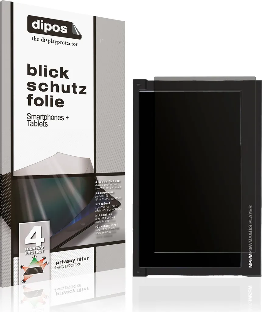 Protezione Vista dipos per Sixwin P5 - Pellicola Privacy 4-Way 7"
