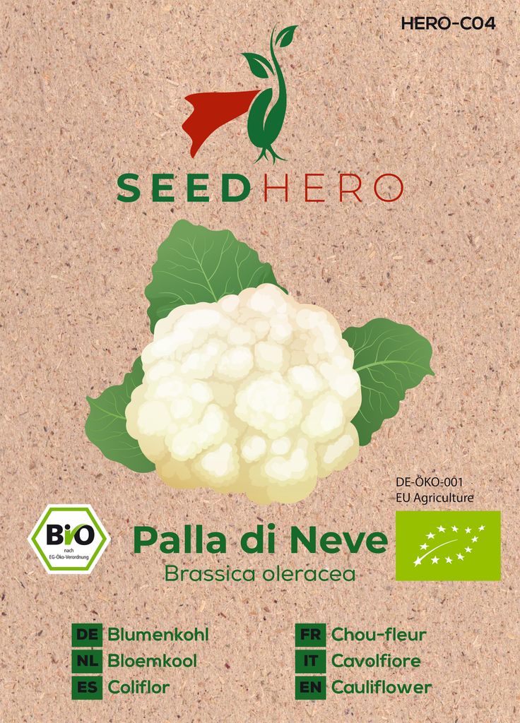 Seedhero Blumenkohl Palla di Neve Samen
