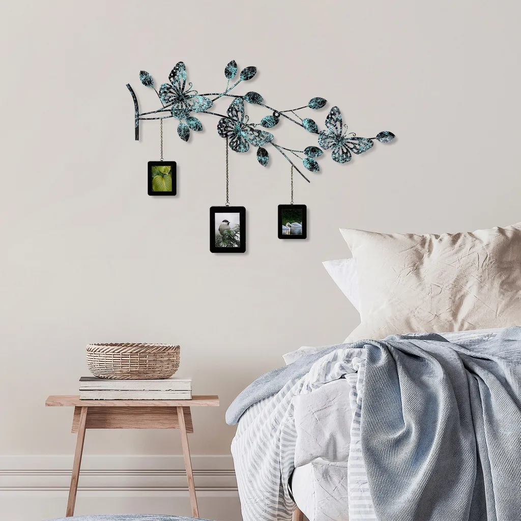 Décoration Murale 100 % Métal Dalvere 3 Multicolore Format XL 93x65cm