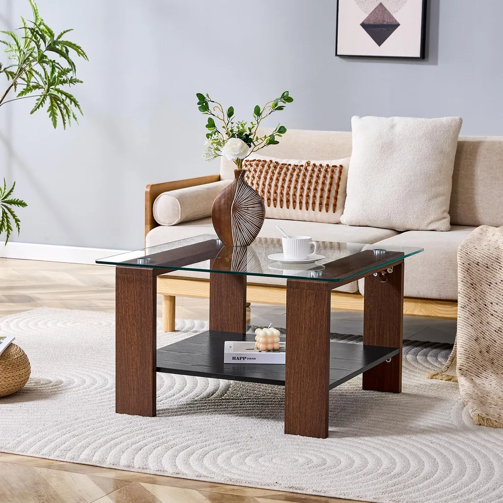 Petite table basse avec rangement : optimisez votre salon avec style - 5