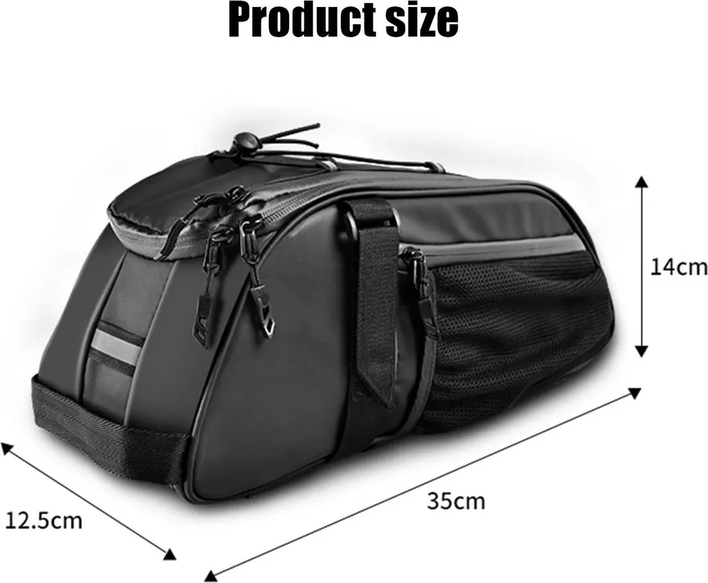 Sacoches de vélo porte-bagages double face imperméables - Modèle XT-40