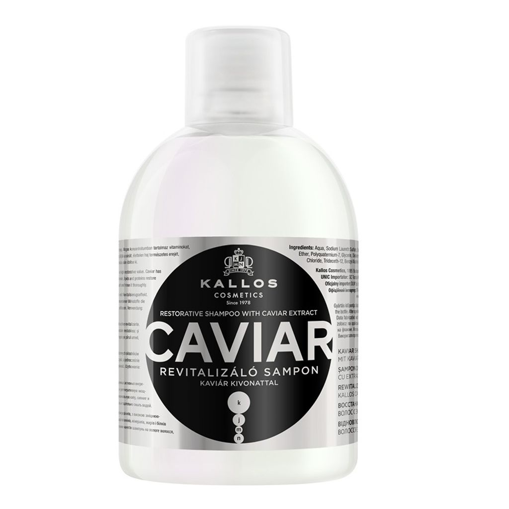 Kallos KJMN Szampon Caviar z ekstraktem z kawioru, 1000 ml Produktbild 