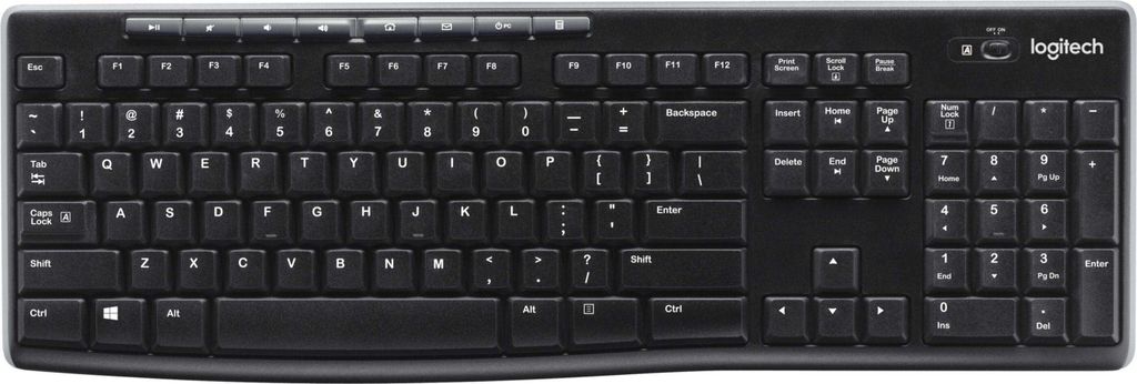 (B1) Logitech K270 Kabellose Tastatur, 2.4 GHz Verbindung DE QWERTZ