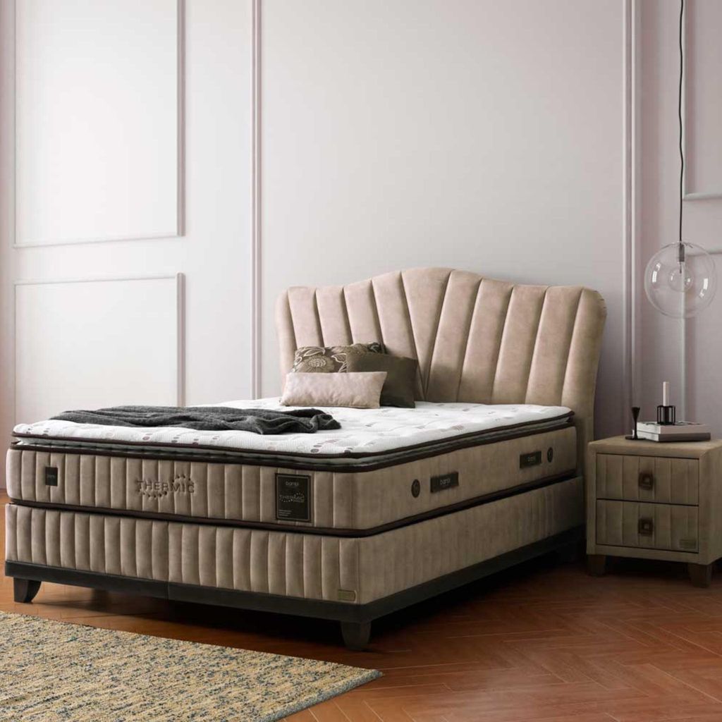 Bambi Thermic Prime Boxspringbett 140x200 mit Matratze & Bettkästen | Stauraumbett H4/H5