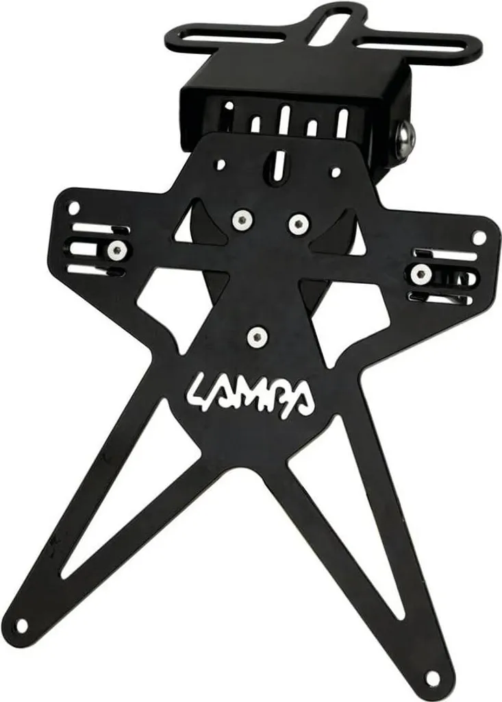 Support de plaque d'immatriculation moto réglable Aero-X Evo 7 Lampa