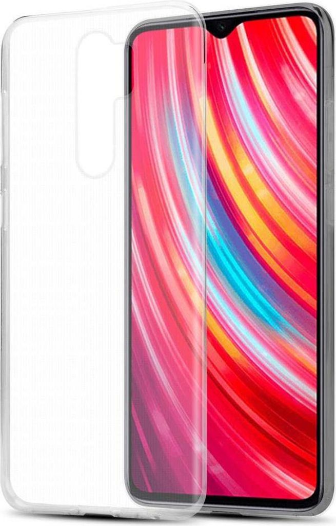Cadorabo Hülle für Xiaomi RedMi NOTE 8 PRO Schutz Hülle in Transparent Schutzhülle TPU Silikon Cover Etui Case