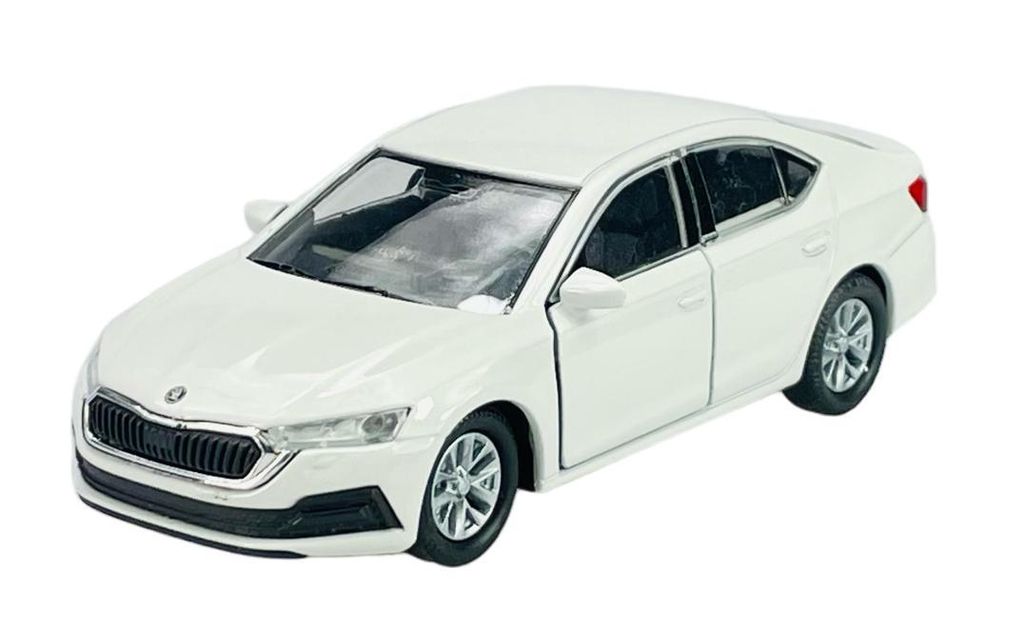 Welly, model samochodu Skoda Octavia MK4, kolor biały, Zdjęcie produktu 