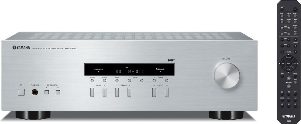 Yamaha R-S202D, 140 W, 165 W, 125 W, 0,2%, 500 mV, 100 dB Produktbild 