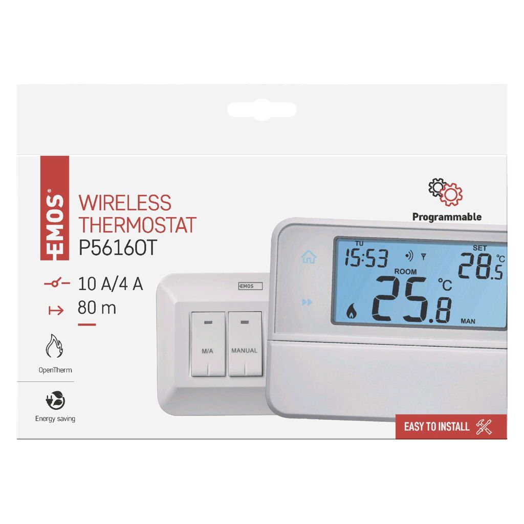 Emos rádiový izbový termostat s podporou OpenTherm, Obrázok produktu 8