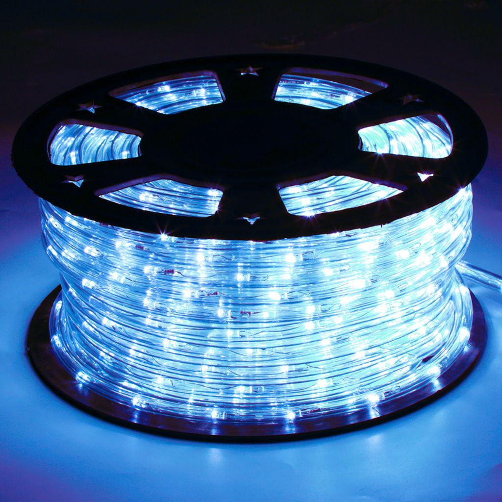 Jopassy 10m LED Lichtschlauch Außen Innen,240 LEDs Wasserfest LED Schlauch,Partylicht Dekobeleuchtung Weihnachten,Blau