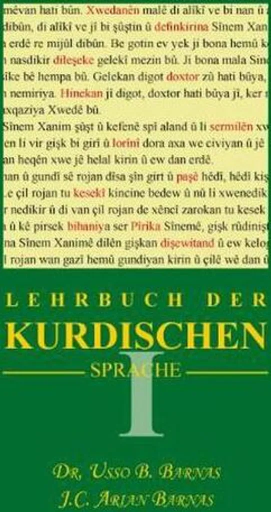 Lehrbuch der Kurdischen Sprache 1 : Méthode d'Apprentissage du Kurde