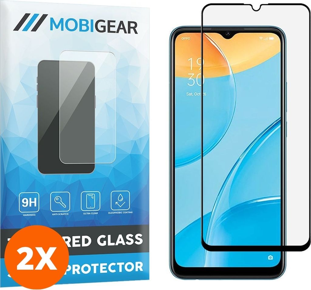 Mobigear Premium 4.99 OPPO A15 Panzerglas Gehärtetes Glas Produktbild 