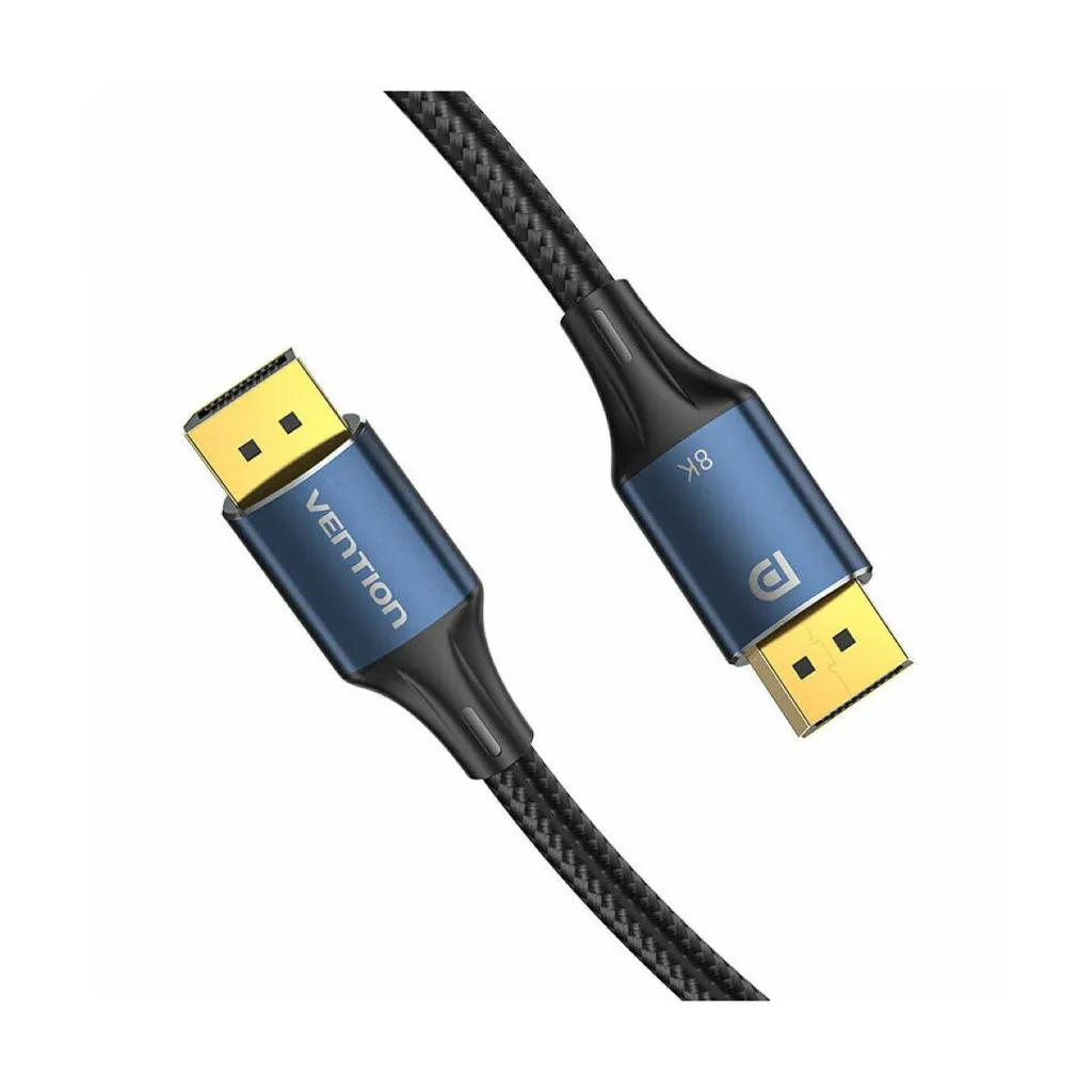Câble DisplayPort 1.4 Vention HCELI 3m, Cordon Vidéo 8K Bleu pour PC - 2