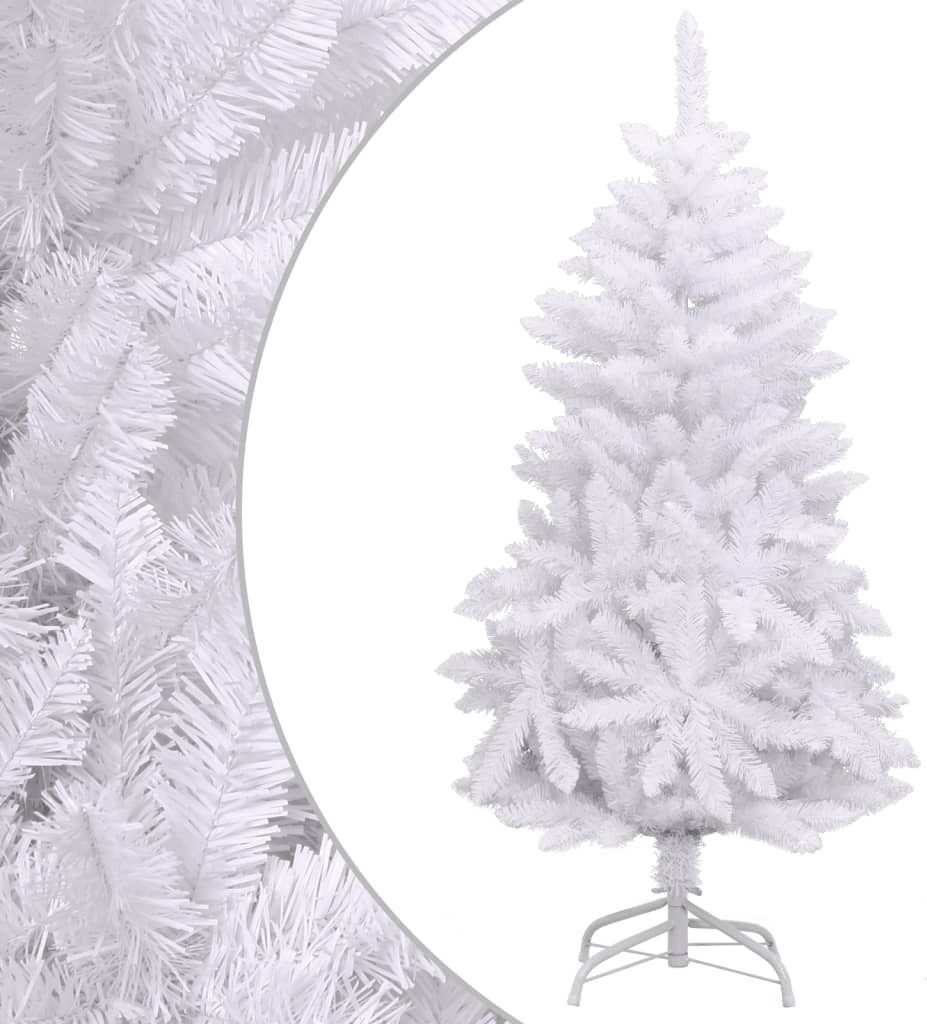 Möbel Künstlicher Weihnachtsbaum Klappbar mit Ständer Weiß 120 cm - Weihnachtsgirlanden 357784