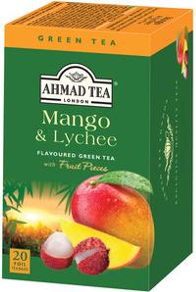 Tè Ahmad - Mango e litchi 30g, 20 bustine Immagine del prodotto 