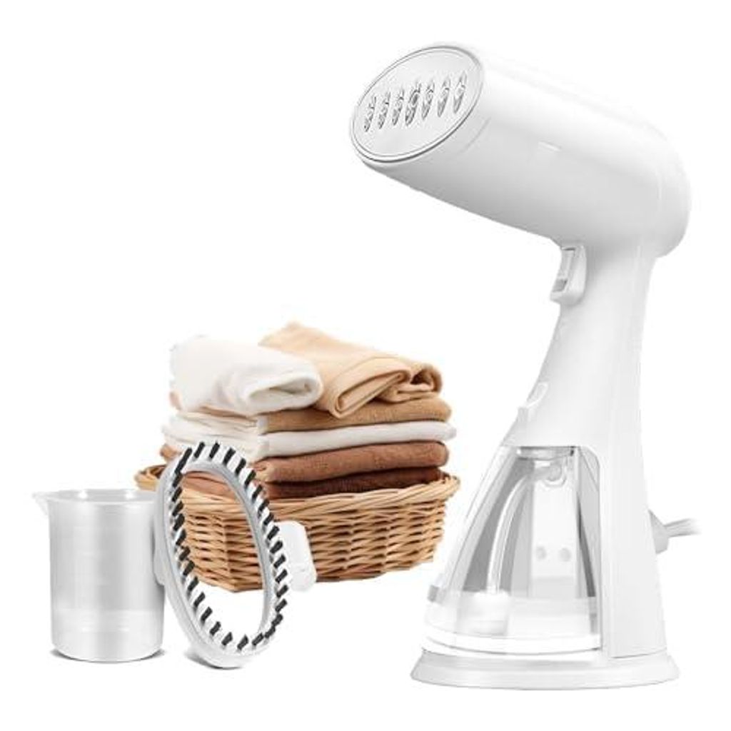 Hand-Dampfglätter 1350W für Kleidung, Tragbares Reisebügeleisen & Dampfbürste (15s Schnellaufheizung, 300ml Wassertank) für alle Stoffe Reise ...