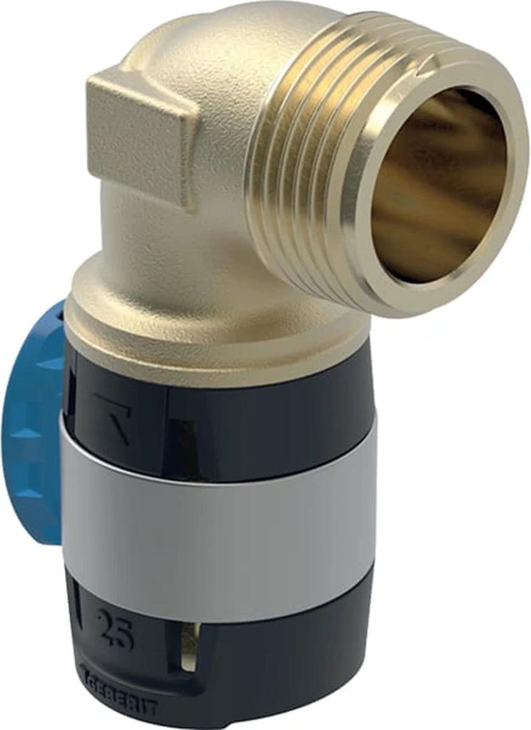 Geberit GE FlowFit Übergangsbogen, 90°, d16mm, AG R1/2, 1 Stk.