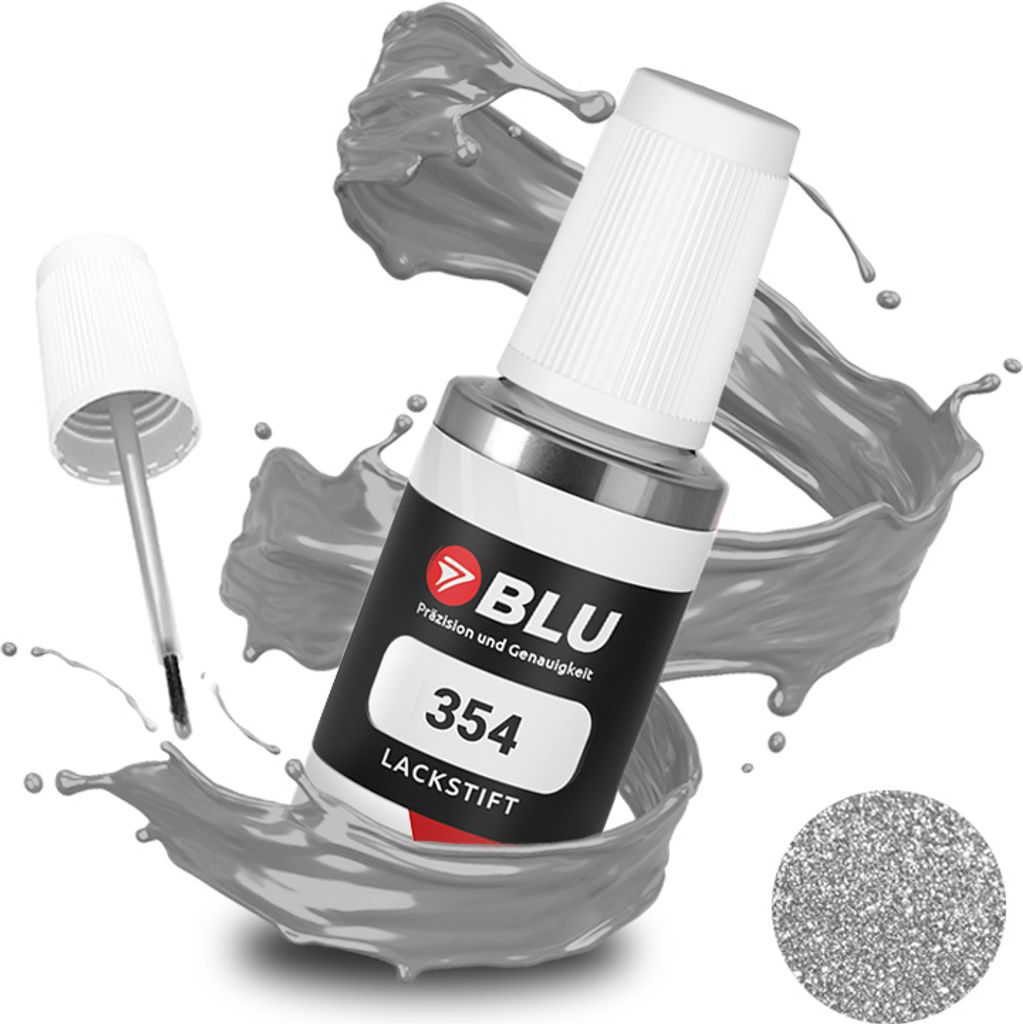BLU Auto Lackstift Silber kompatibel für BMW 354 Produktbild 