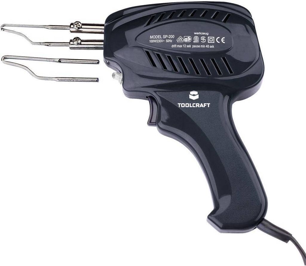 Zeller Lötpistole 250 W - Mit Kupferspitze & Beleuchtung, 230 V