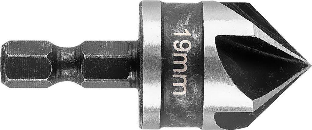 GRAPHITE Sechskantbohrer Hex - Senker 1/4" Bit Aufnahme – Für Holz, Aluminium & Kunststoff