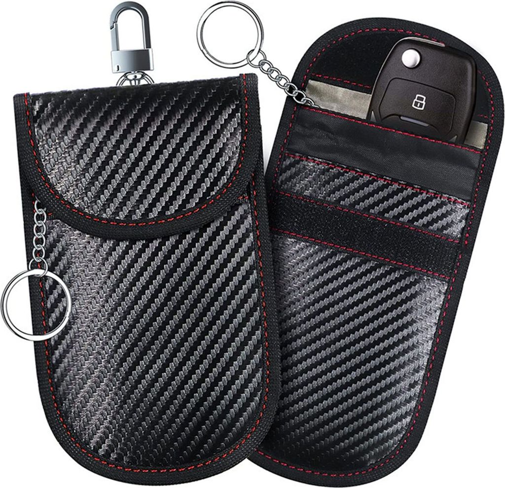 Alnicov 2 Stück Signalblockierungstasche - RFID Schutz Für Autoschlüssel