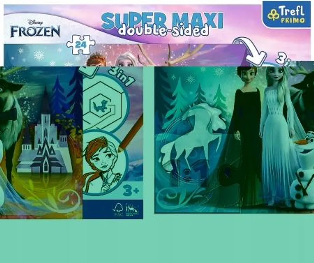 Puzzle de sol 24 pièces Trefl pour activité calme enfant de 3 ans