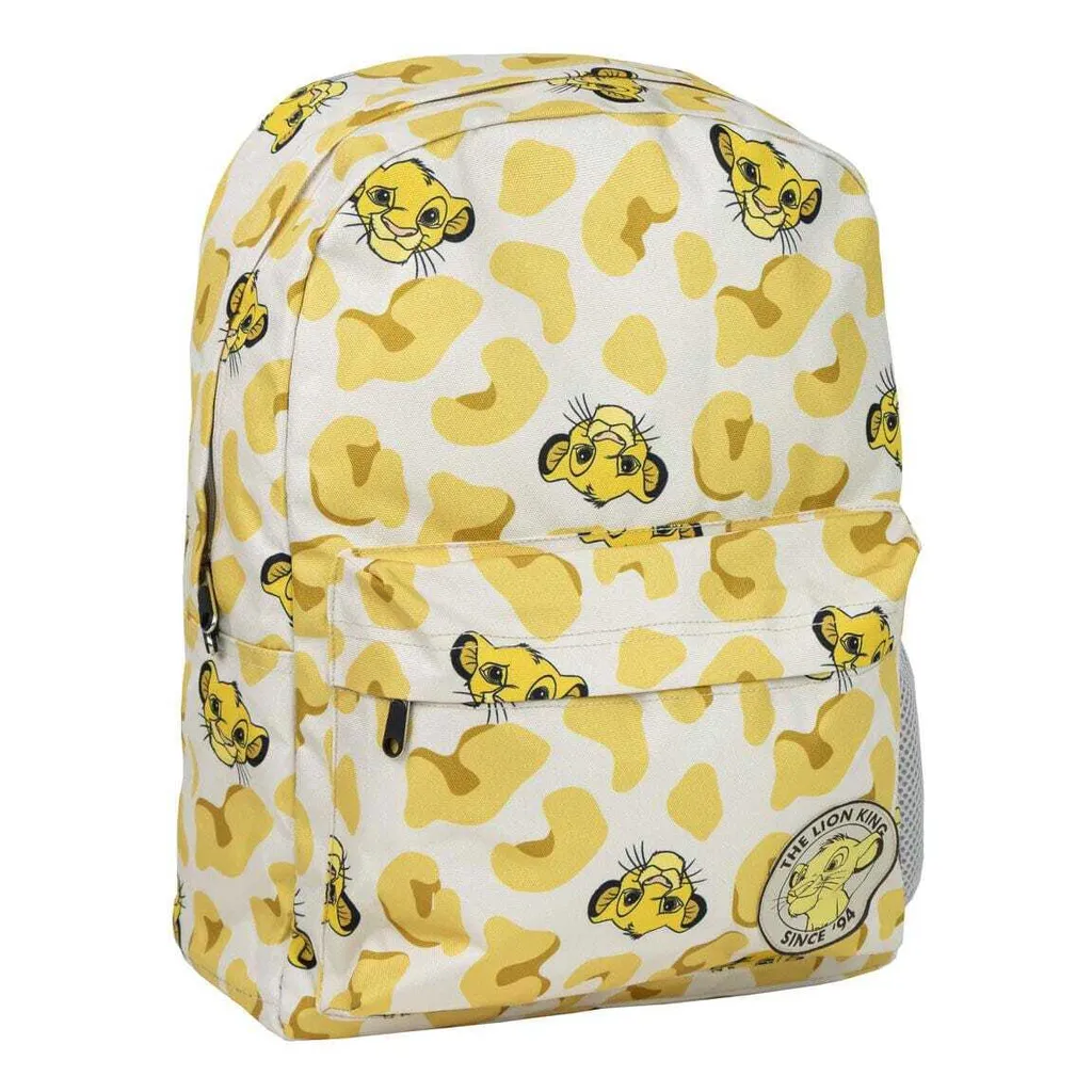 Sac à dos Disney Le Roi Lion Simba pour enfant - Design Jaune Officiel