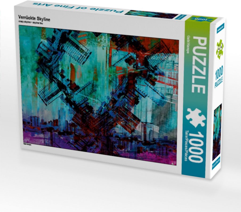 Calvendo Verrückte Skyline 1000 Teile Puzzle quer 640x480mm, Hampe Gabi; 7280102