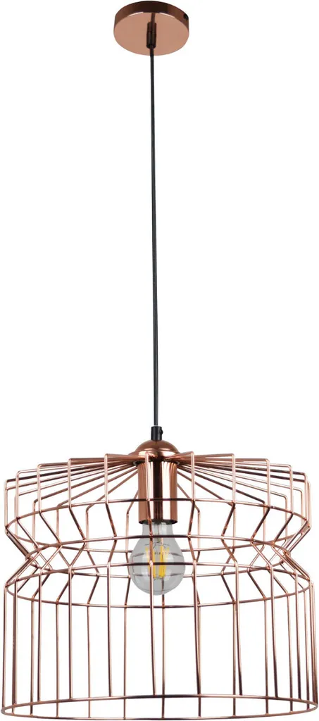 Suspension LAGOS Dorée Polux 1xE27 20W en Métal - Design Chic 120x33x33cm