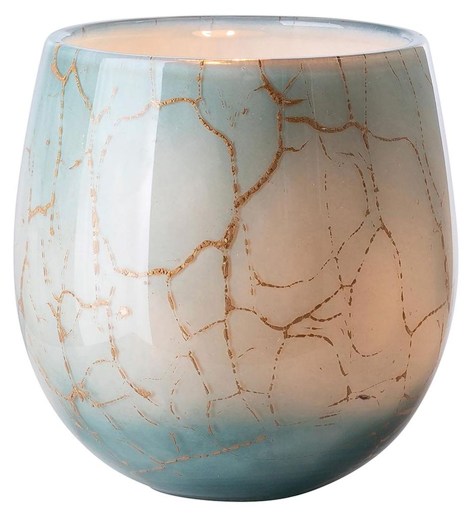 FINK Vase COSMIC - Windlicht aus mundgeblasenem Opalglas, Produktbild 