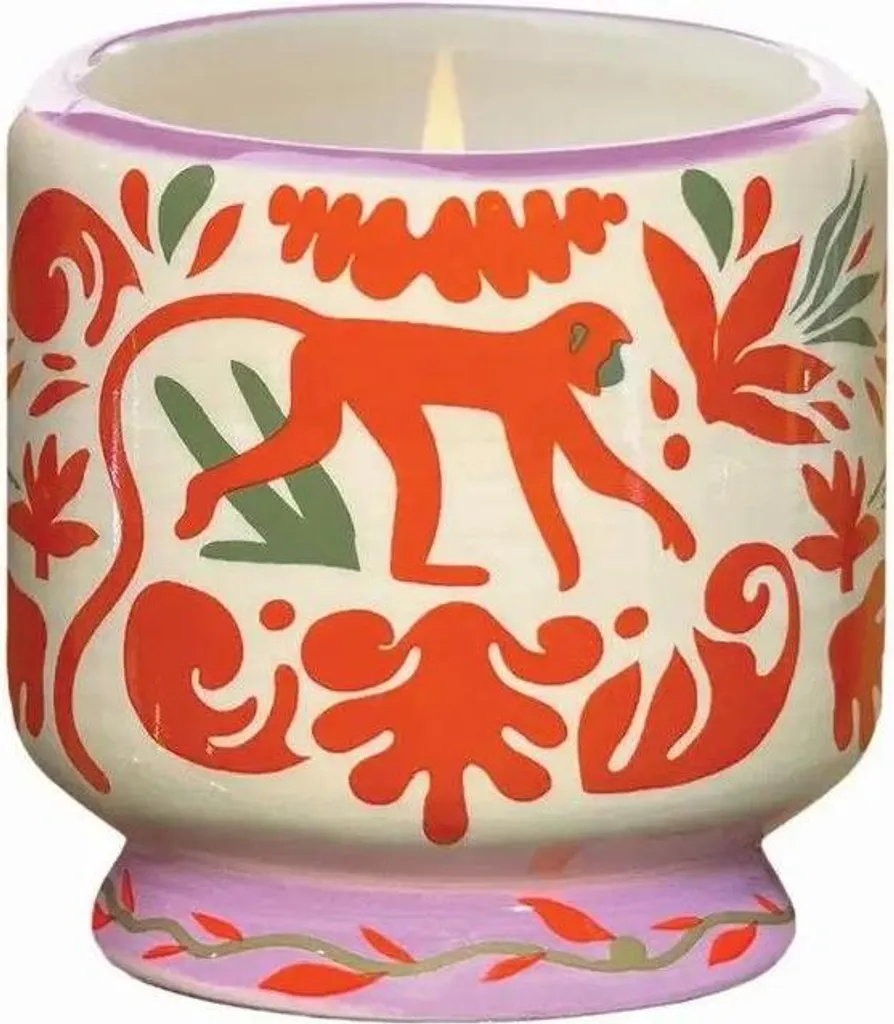 Bougie Adopo Jungle Noix de Coco en Céramique - Parfum Exotique 350g