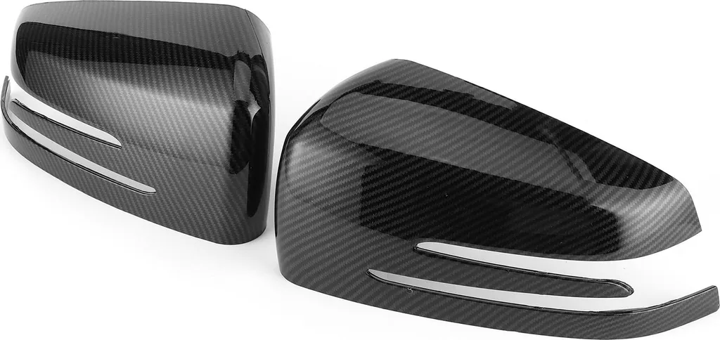 Coque de rétroviseur Mercedes Classe A B C E CLA GLA en fibre de carbone