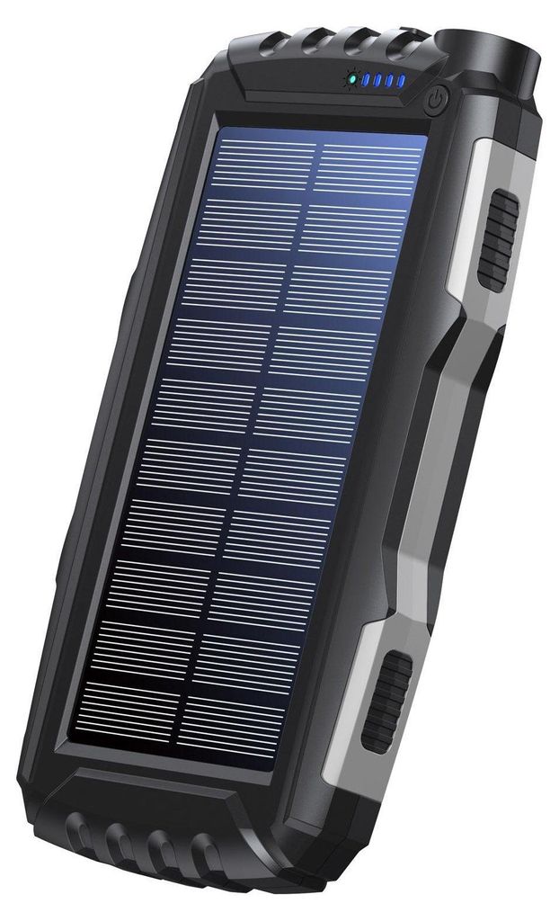 PowerBank 20 000 mAh Cellule solaire Noir Image du produit 