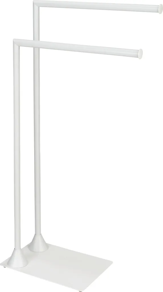 WENKO Hella White: Il Porta Asciugamani in Acciaio per Bagni Chic