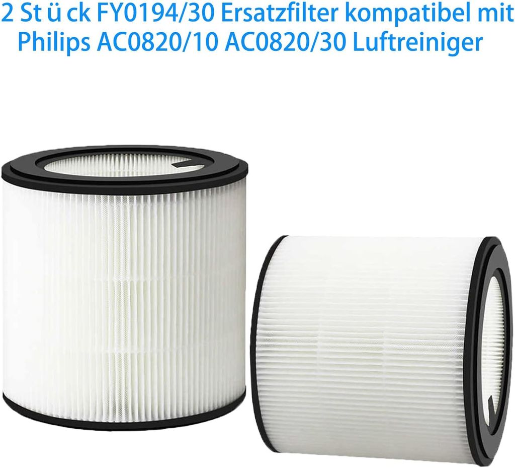 Philips HEPA-Filter Luftfilter FY0194/30, für AC0820/30 AC0819/10  Luftreiniger