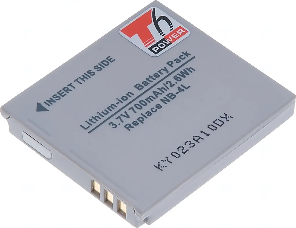 Ricambio Batteria Canon IXY Digital 60 NB-4L T6 Power 3.7V - Top Quality