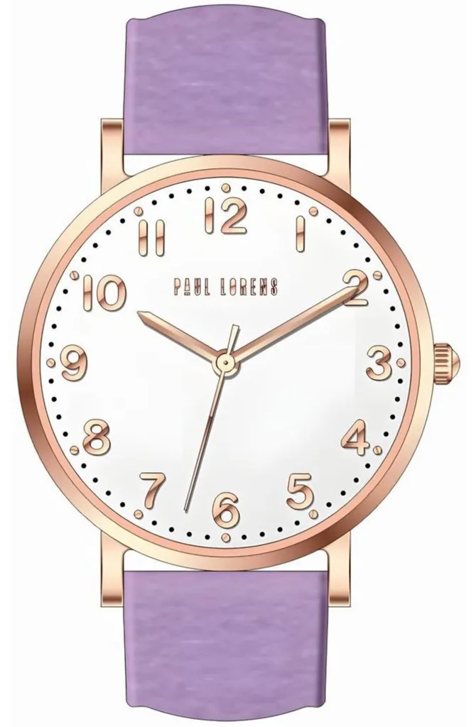 Montre Paul Lorens ty568080 Etanche avec Cadran Analogique de Précision