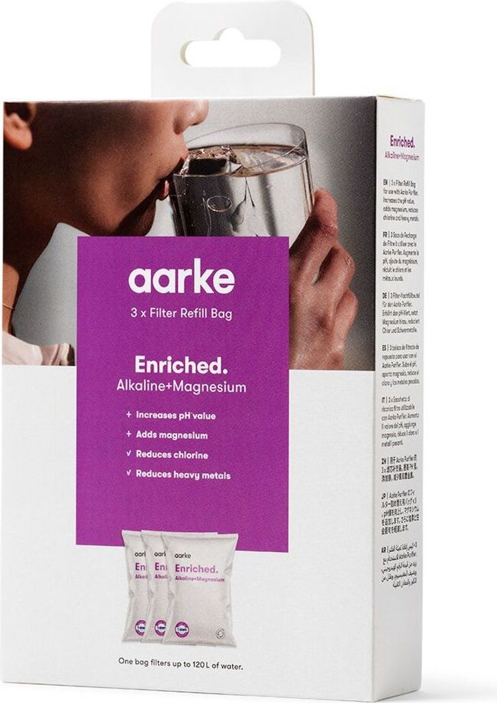 AARKE Wasserfilter Nachfüllbeutel Enriched 3er-Pack für bis Produktbild 3