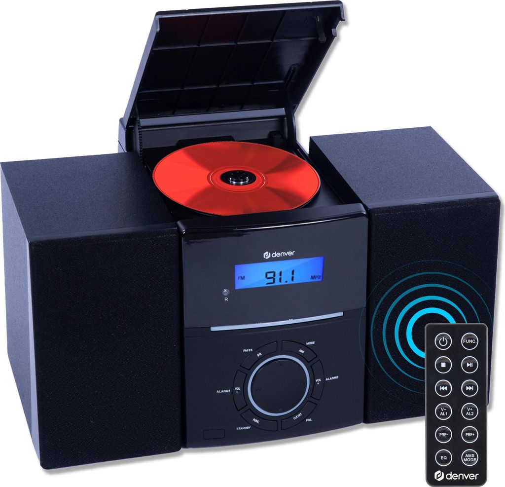 Denver MCA-240 Musiksystem mit Radio, Bluetooth, CD-Player Produktbild 