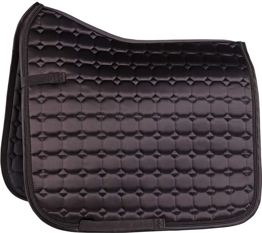 Harry's Horse Reverso Tapis de Selle Satin Noir Full Dressage Chic