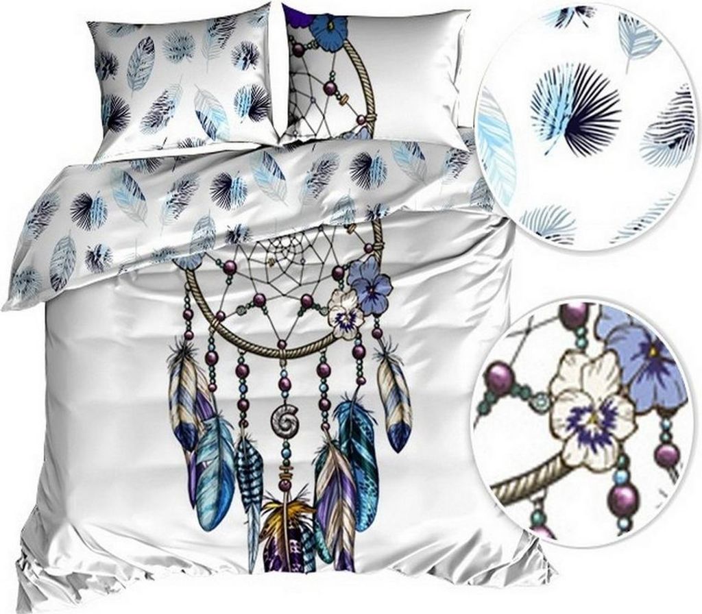 3D Baumwollsatin Bettwäsche 160x200cm DREAMCATCHER