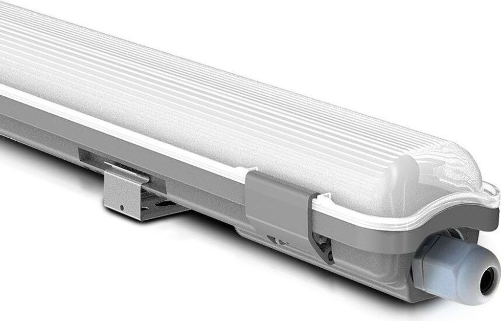 LED Wannenleuchte 120cm Feuchtraumleuchte mit 1x LED T8 Röhre neutralweiß 4000K