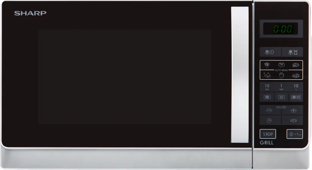 Micro-ondes Combiné Grill Sharp R642IN 20 Litres Argenté Haute Précision