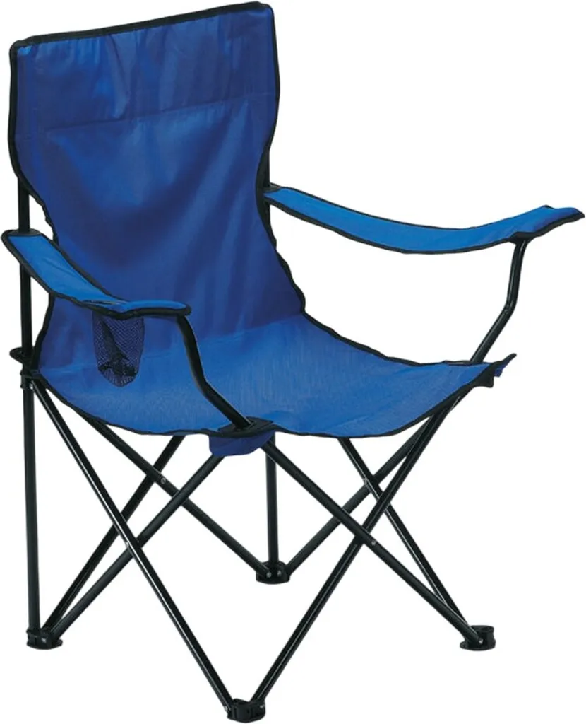 Fini le mal de dos au sol avec la chaise pliante Easygo MO1125 bleue